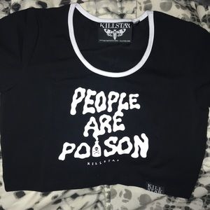 Killstar People are Poison Crop Top